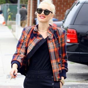 L.A.M.B. plaid jacket